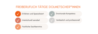 Qualifikation: erfahren, interkulturell sensibel, fachliche Sachkenntnis, Emotionale Kompetenz, verlässlich, professionell